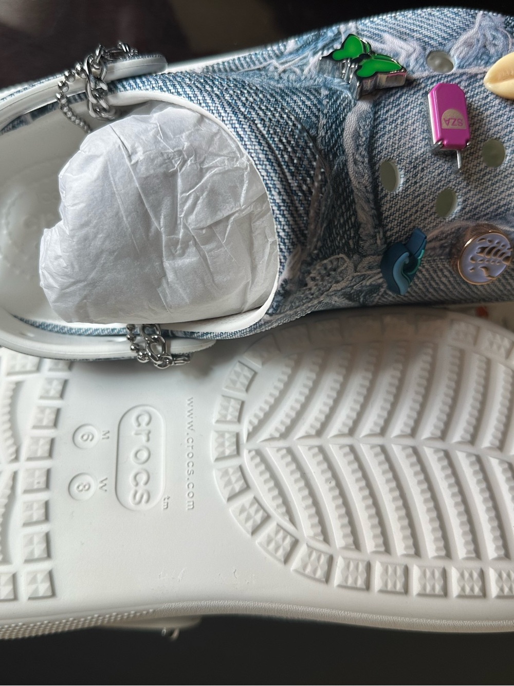 SZA Crocs Brand New Never Worn Womens size 8 - Picture 4 of 5